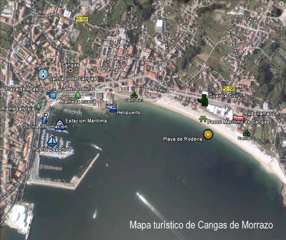 Barco 12 Mts Centro Cangas מראה חיצוני תמונה